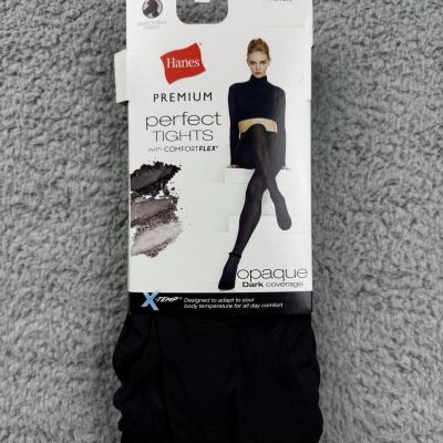 Hanes Premium Women's Opaque Tights - Black M CL44